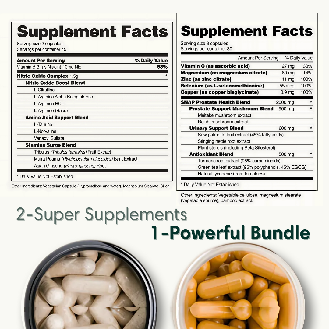 Nitric Oxide Booster + Prostate Health Blend